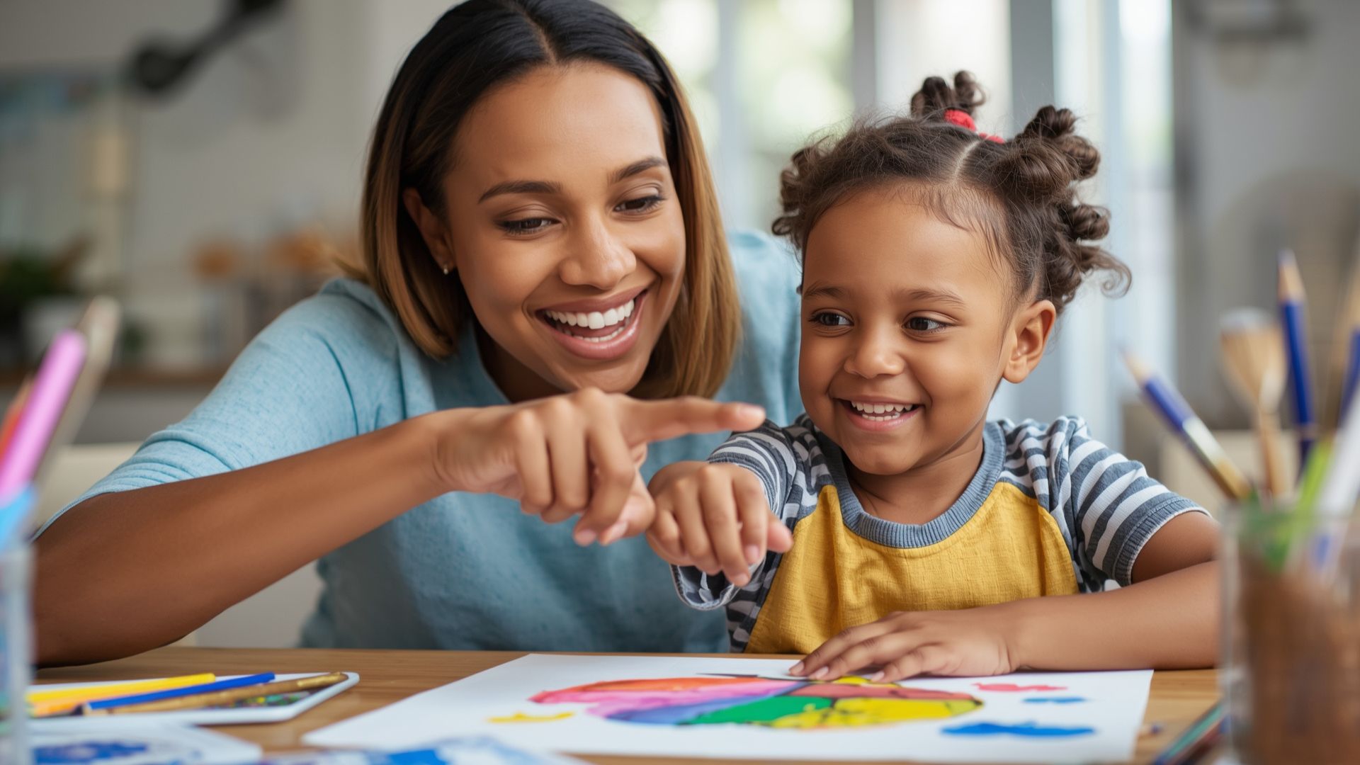 Art Projects for Parent-Child Bonding: 15 Creative Activities That Build Lasting Connections Art Projects LearningMole Parent following child's lead during role reversal art projects building collaboration skills