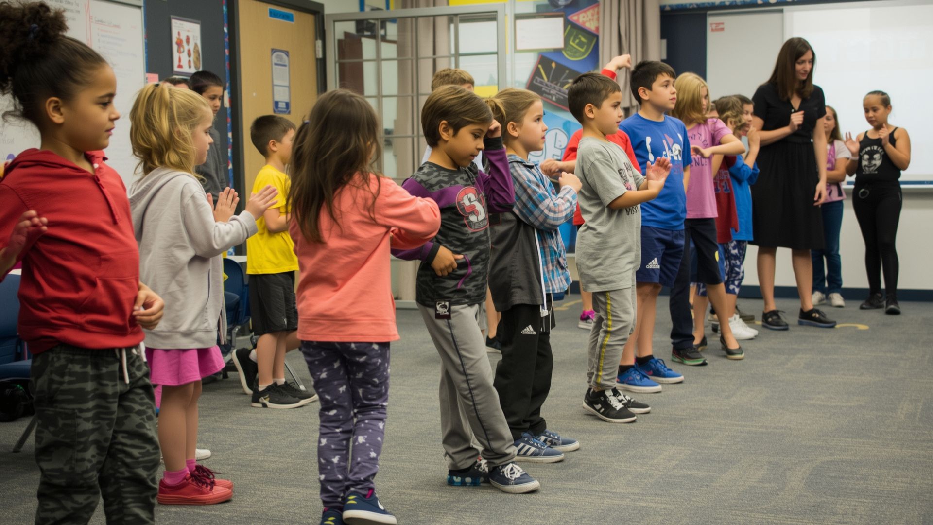 Talking to Children About Financial Inequality: A Practical Guide for Parents and Educators Financial Inequality LearningMole Students participating in privilege walk activity to understand financial inequality concepts