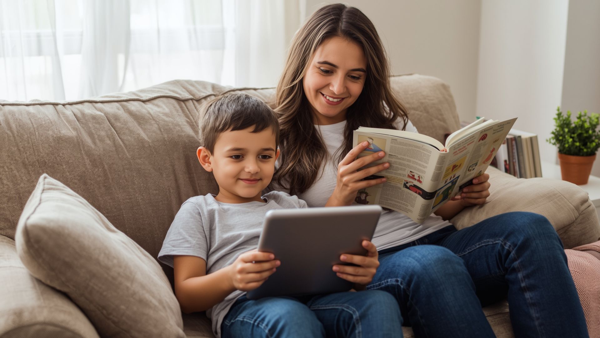 Talking to Children About Financial Inequality: A Practical Guide for Parents and Educators Financial Inequality LearningMole Child accessing educational resources about financial inequality through digital learning platform
