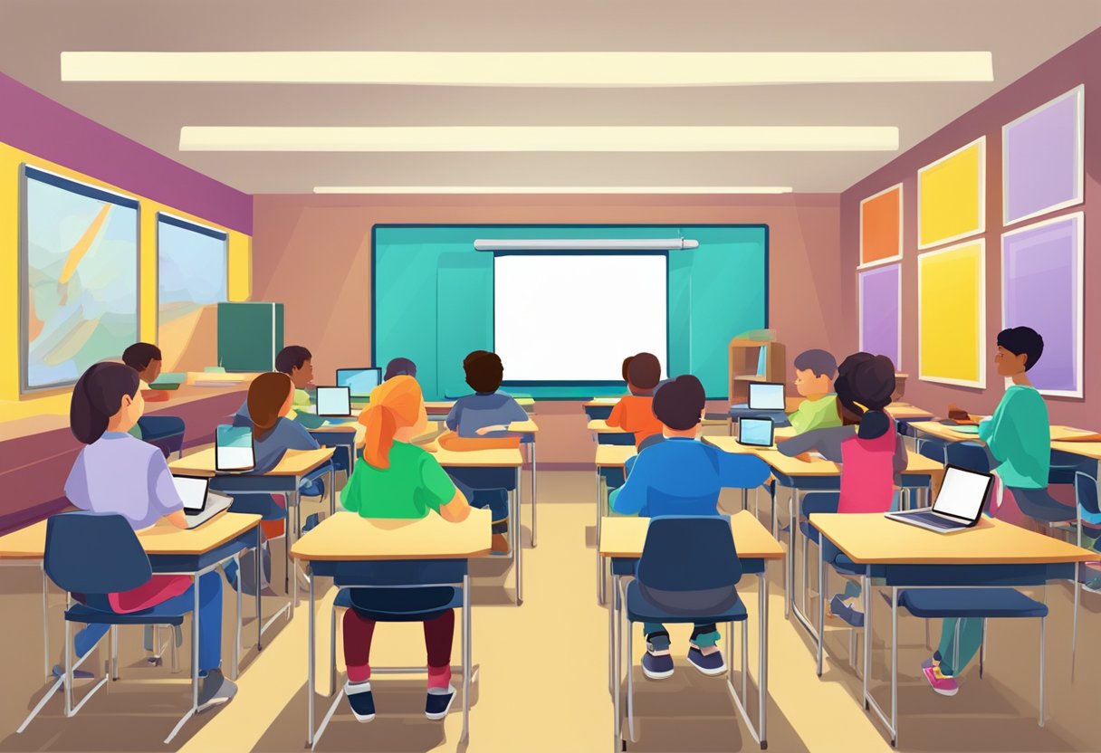 Ultimate Digital Arts & Multimedia Guide for Sparking Creativity Digital art,Multimedia LearningMole Digital art: A classroom setting with young students using digital devices to create multimedia art projects