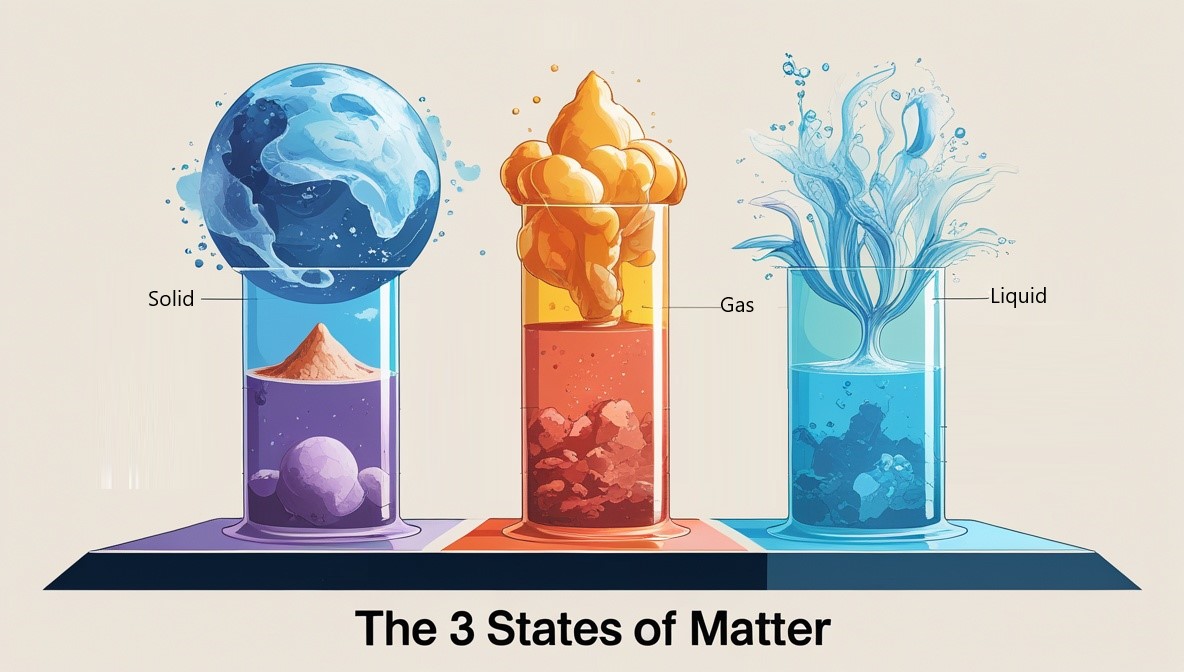 3 States of Matter Explained: Solids, Liquids, and Gases States of Matter,liquid LearningMole states of matter