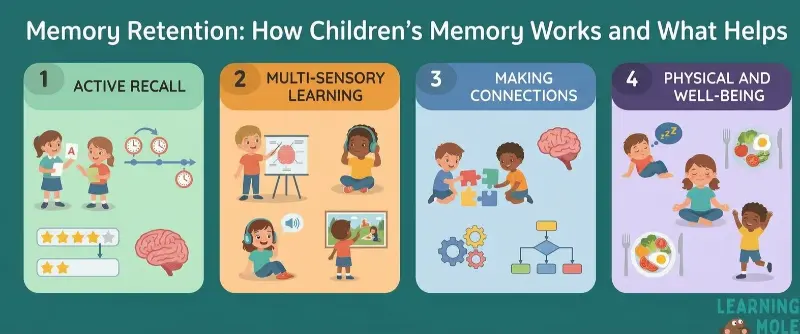 Memory Retention: How Children’s Memory Works and What Helps